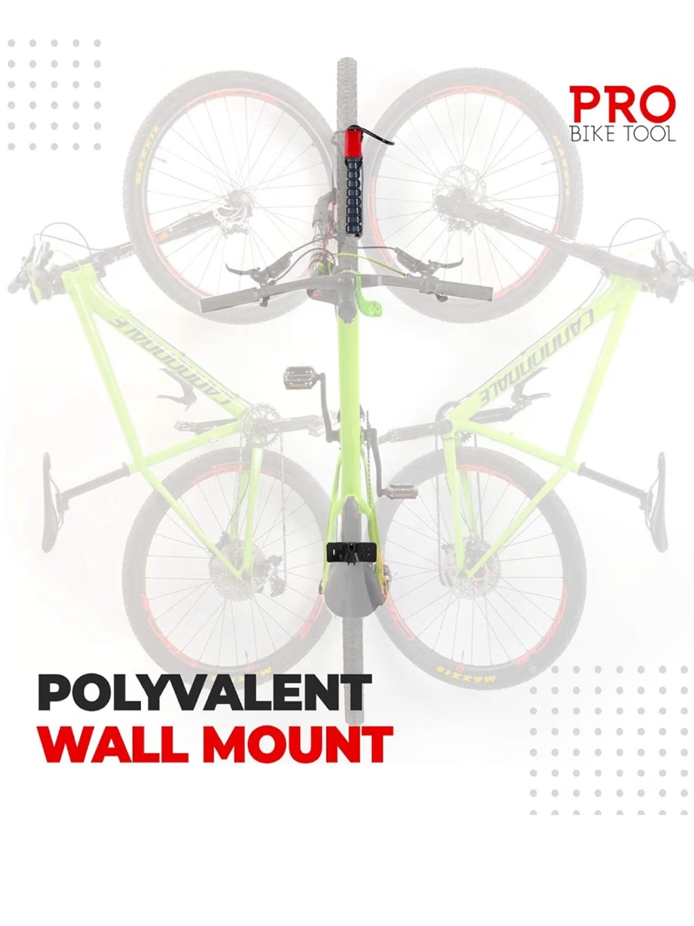 NWOT Pro Bike Tool Swivel Wall Mount for Bicycles- Vertical Hanging Rack